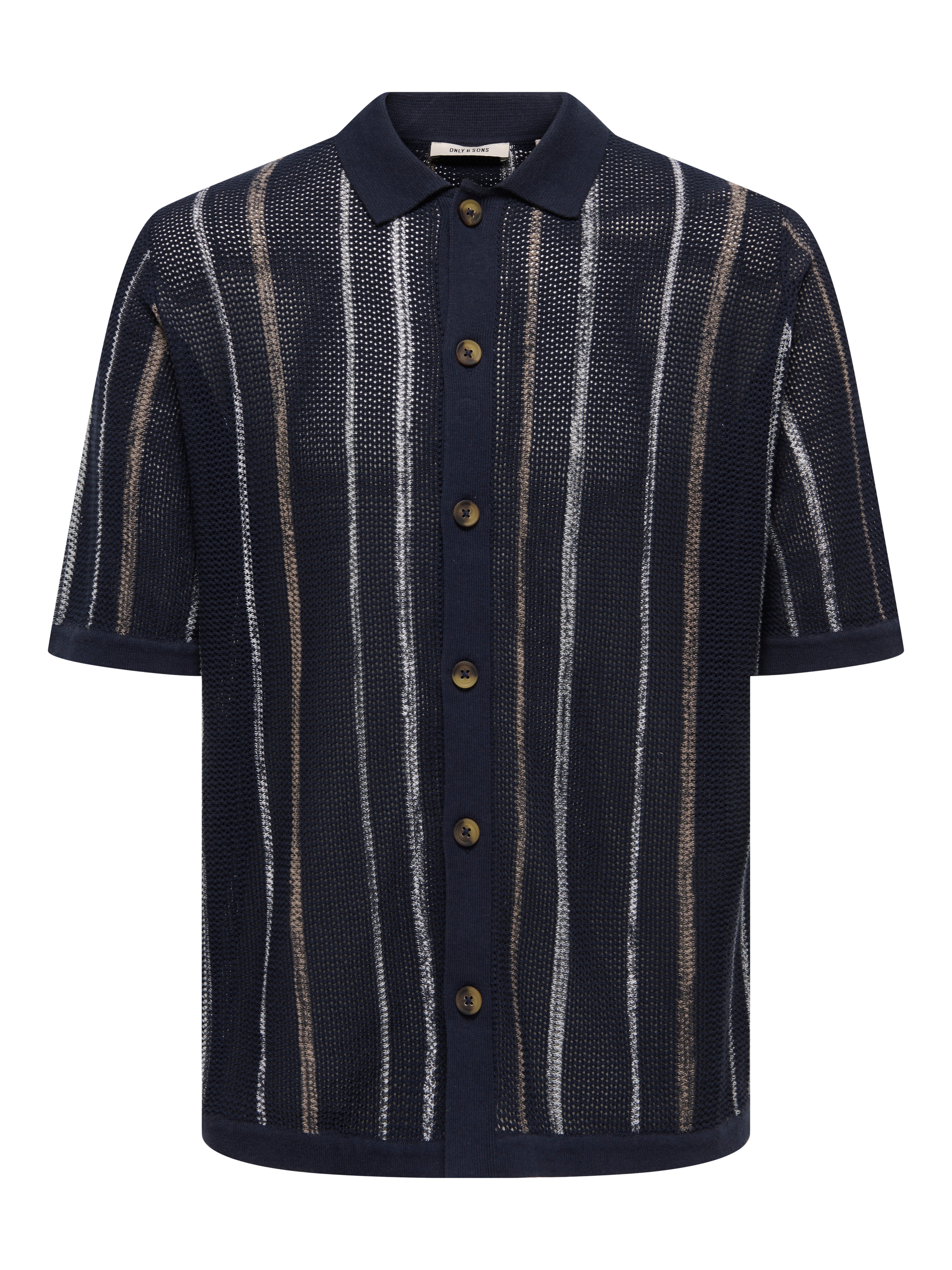 Thumbnail - Onstobby Gestricktes Poloshirt