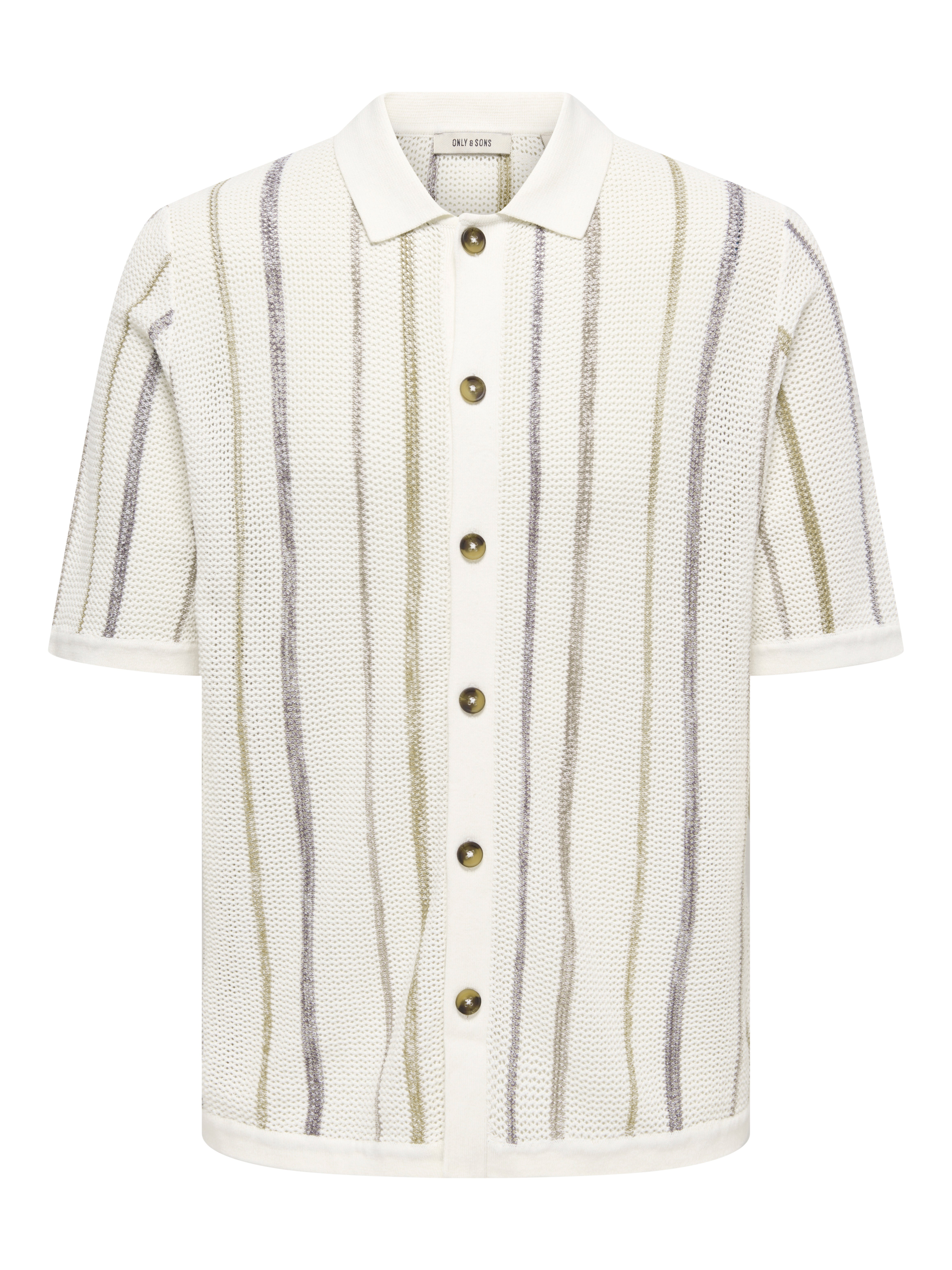 Thumbnail - Onstobby Gestricktes Poloshirt