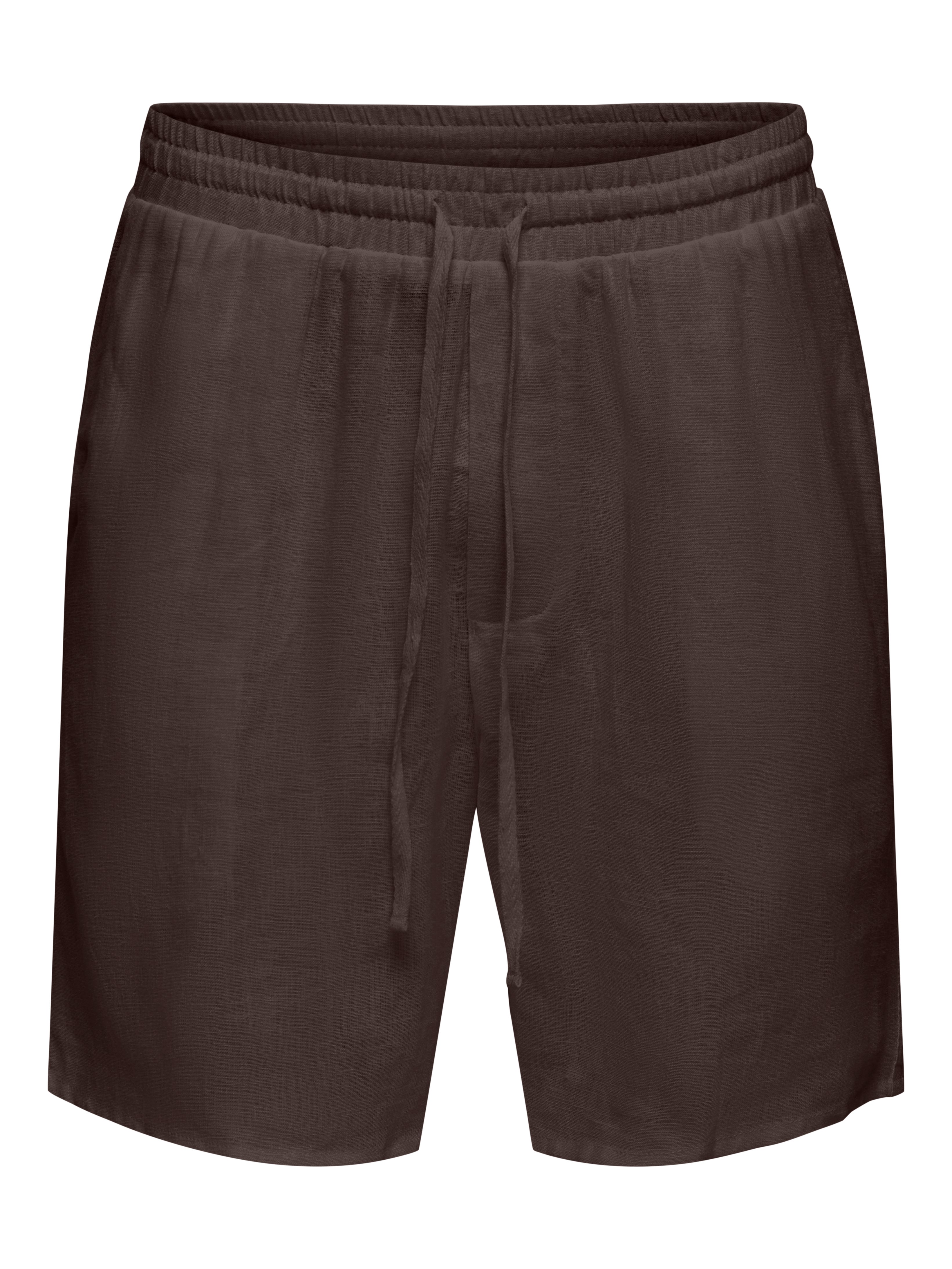 Onslaurence Normal Geschnitten Leinen Shorts
