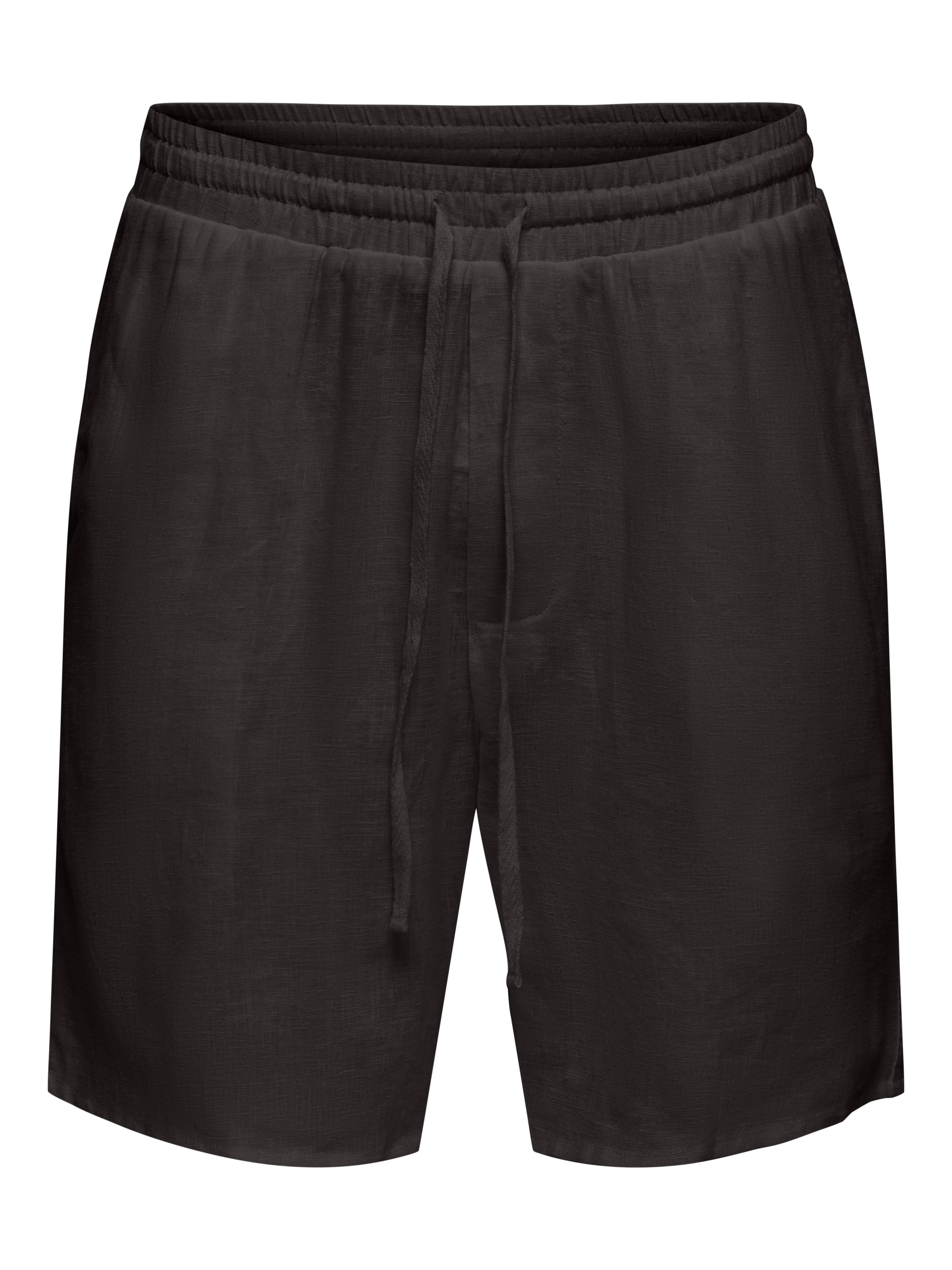 Onslaurence Normal Geschnitten Leinen Shorts