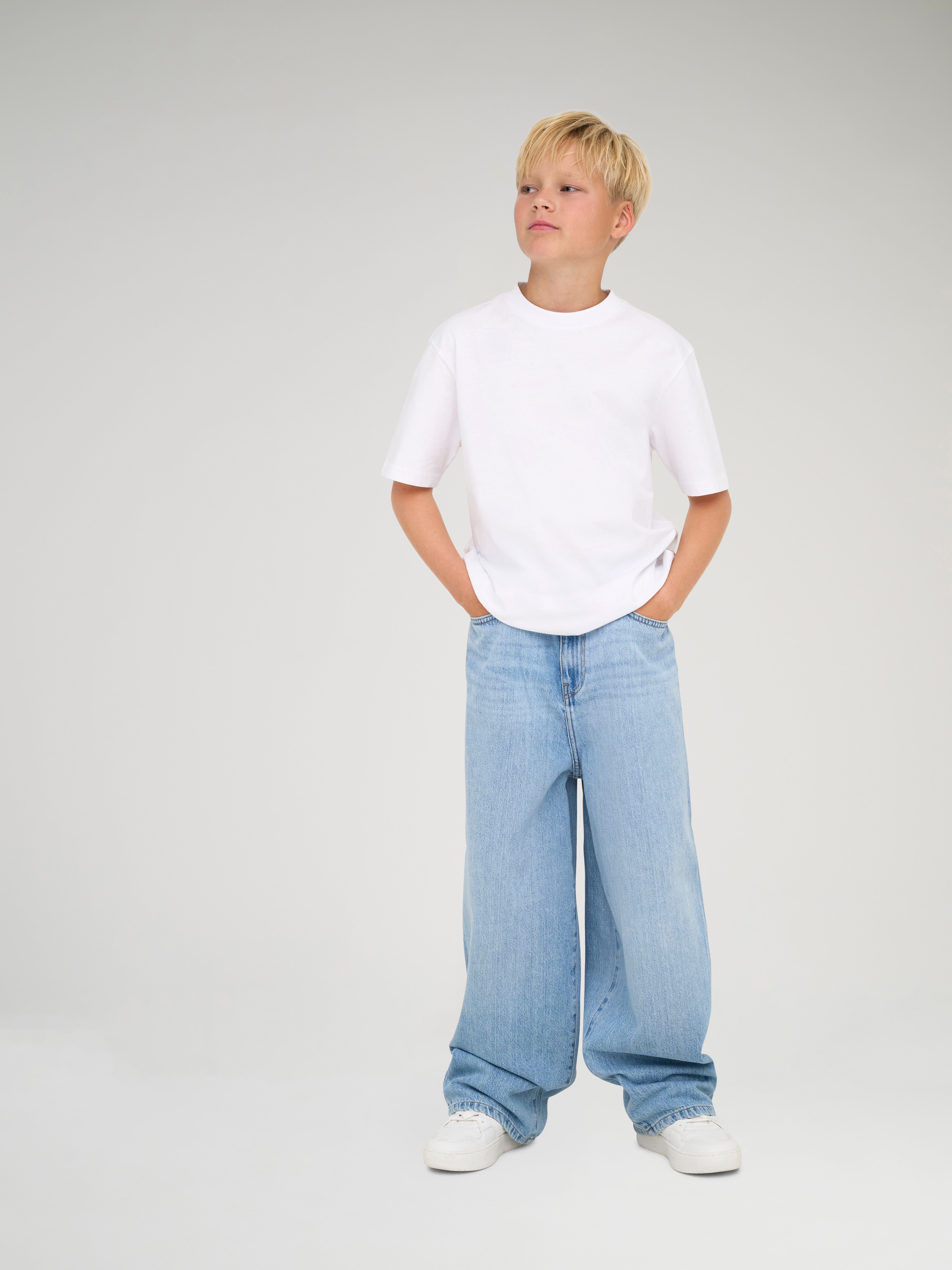 Osjcarl Mid Rise Ballon Schnitt Jeans