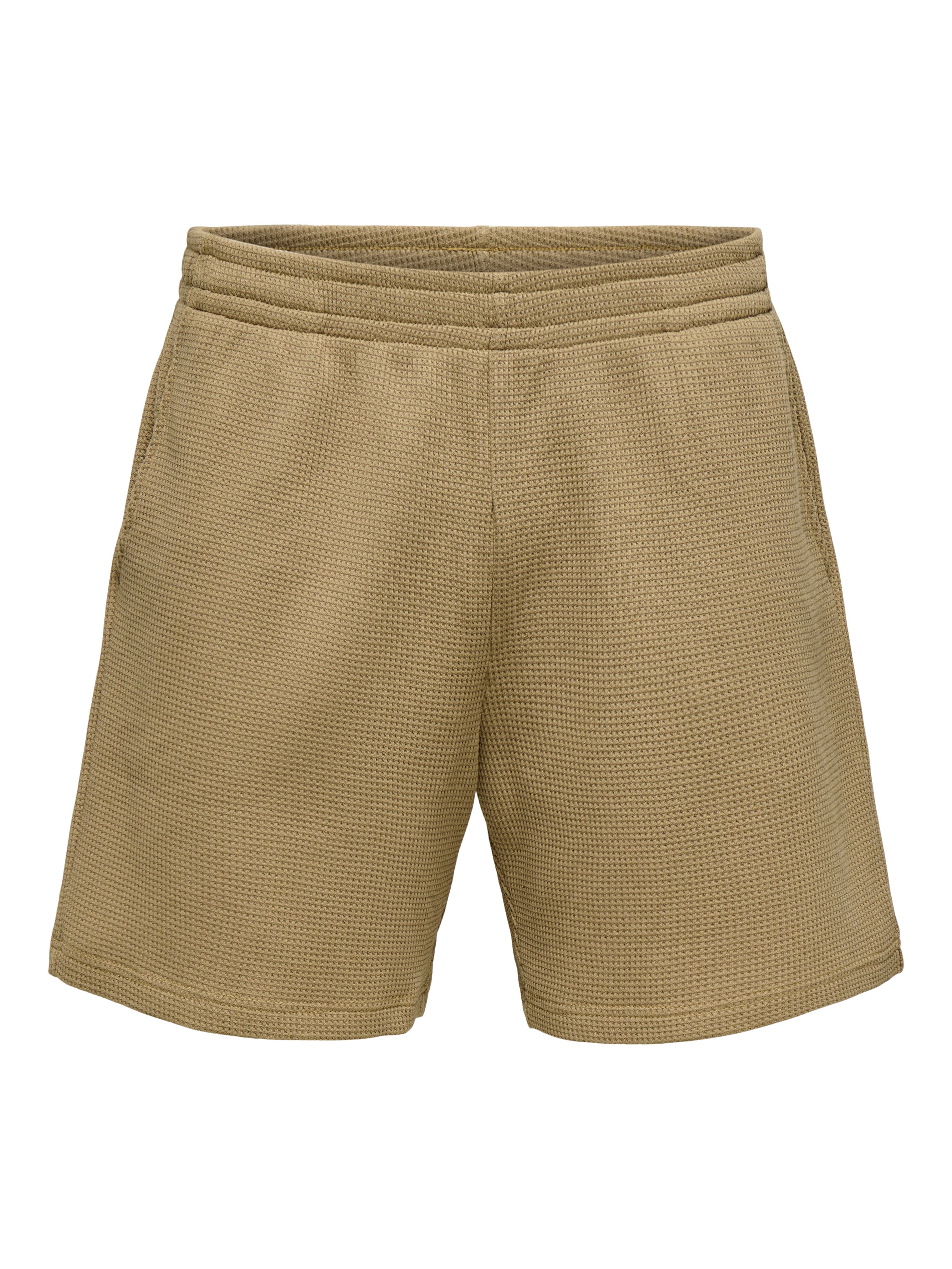 Thumbnail - Onstobie Hohe Taille Locker Geschnitten Shorts