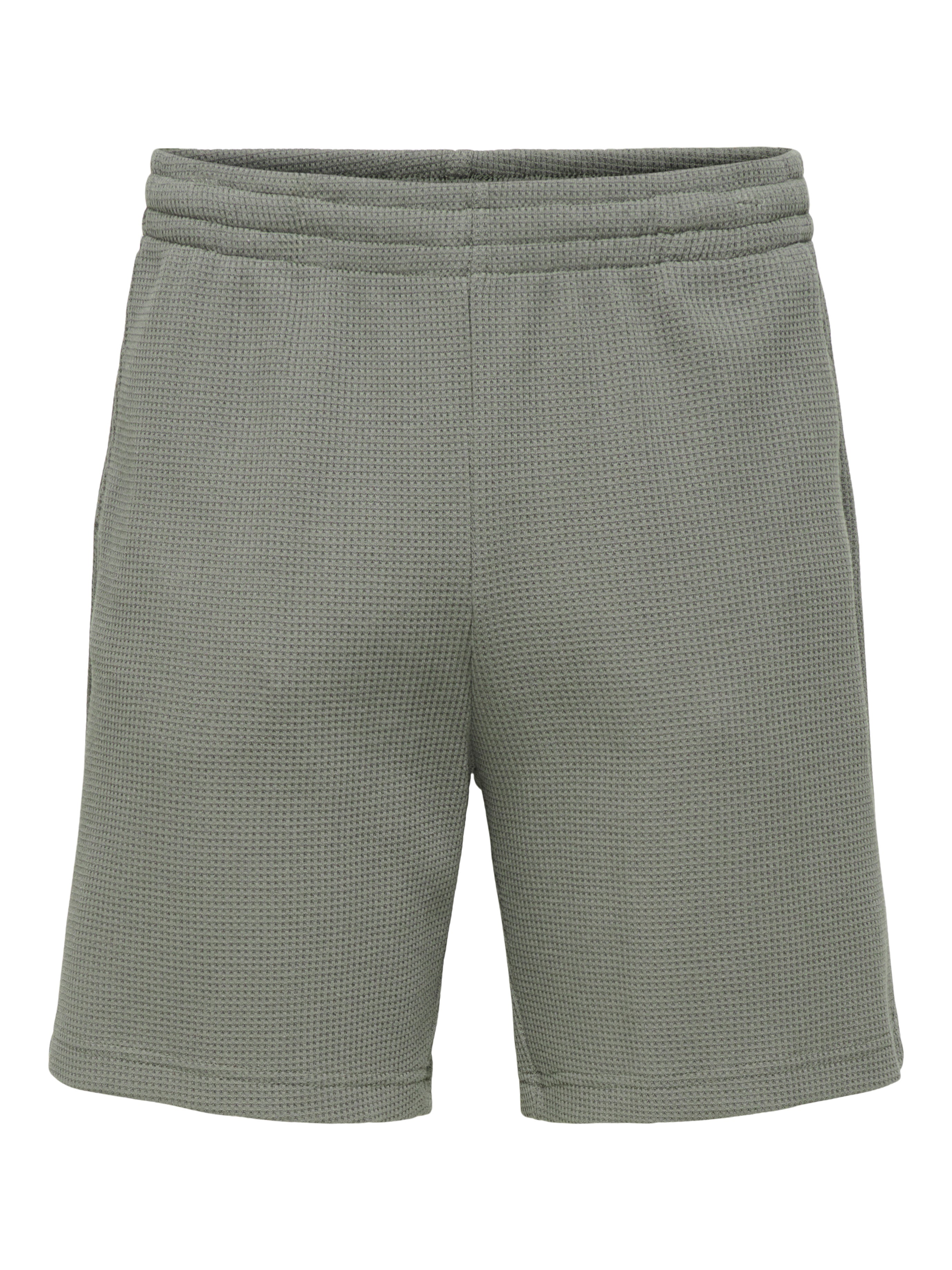Thumbnail - Onstobie Hohe Taille Locker Geschnitten Shorts