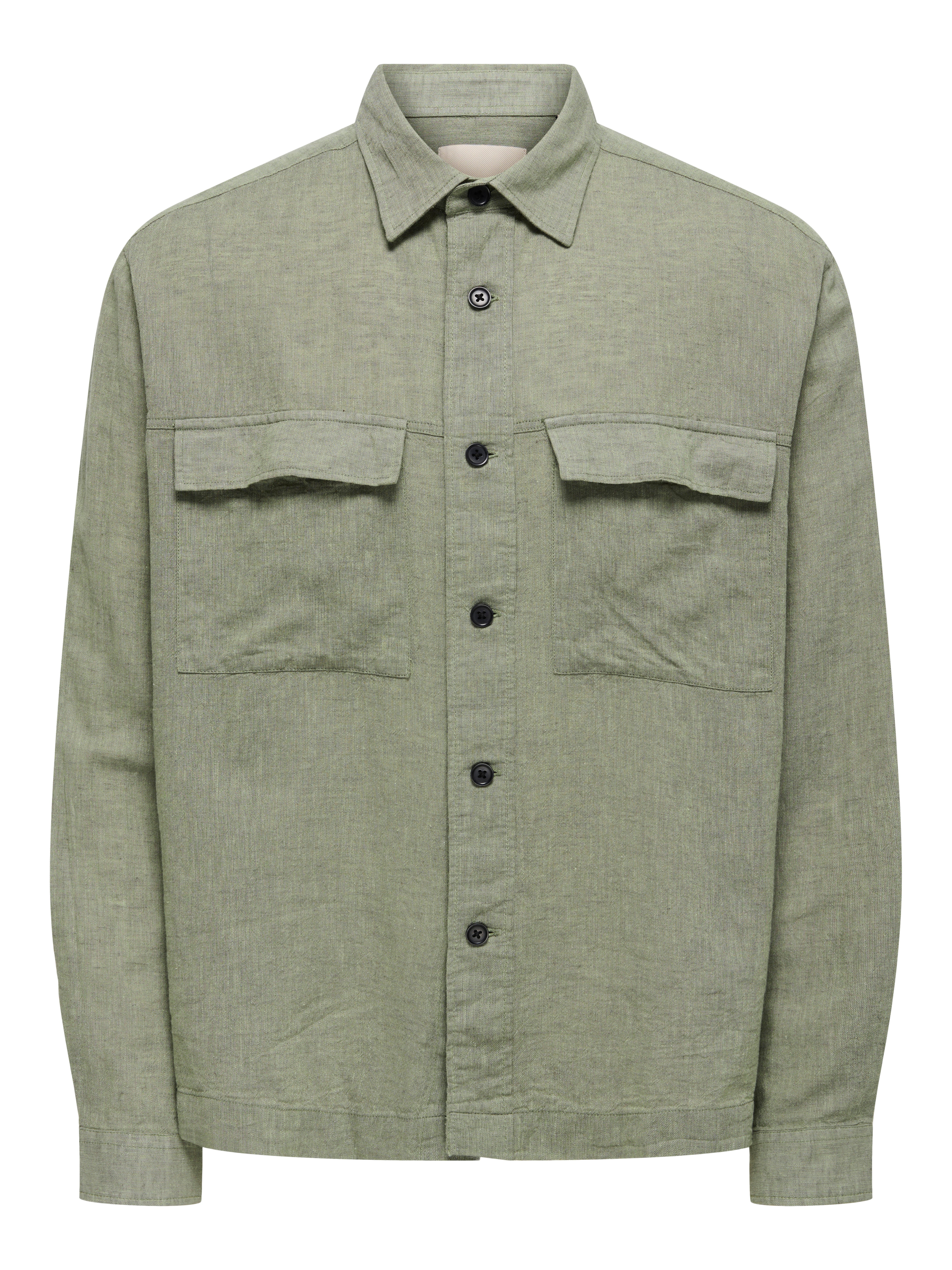 Thumbnail - Onscaiden Leinen Overshirt
