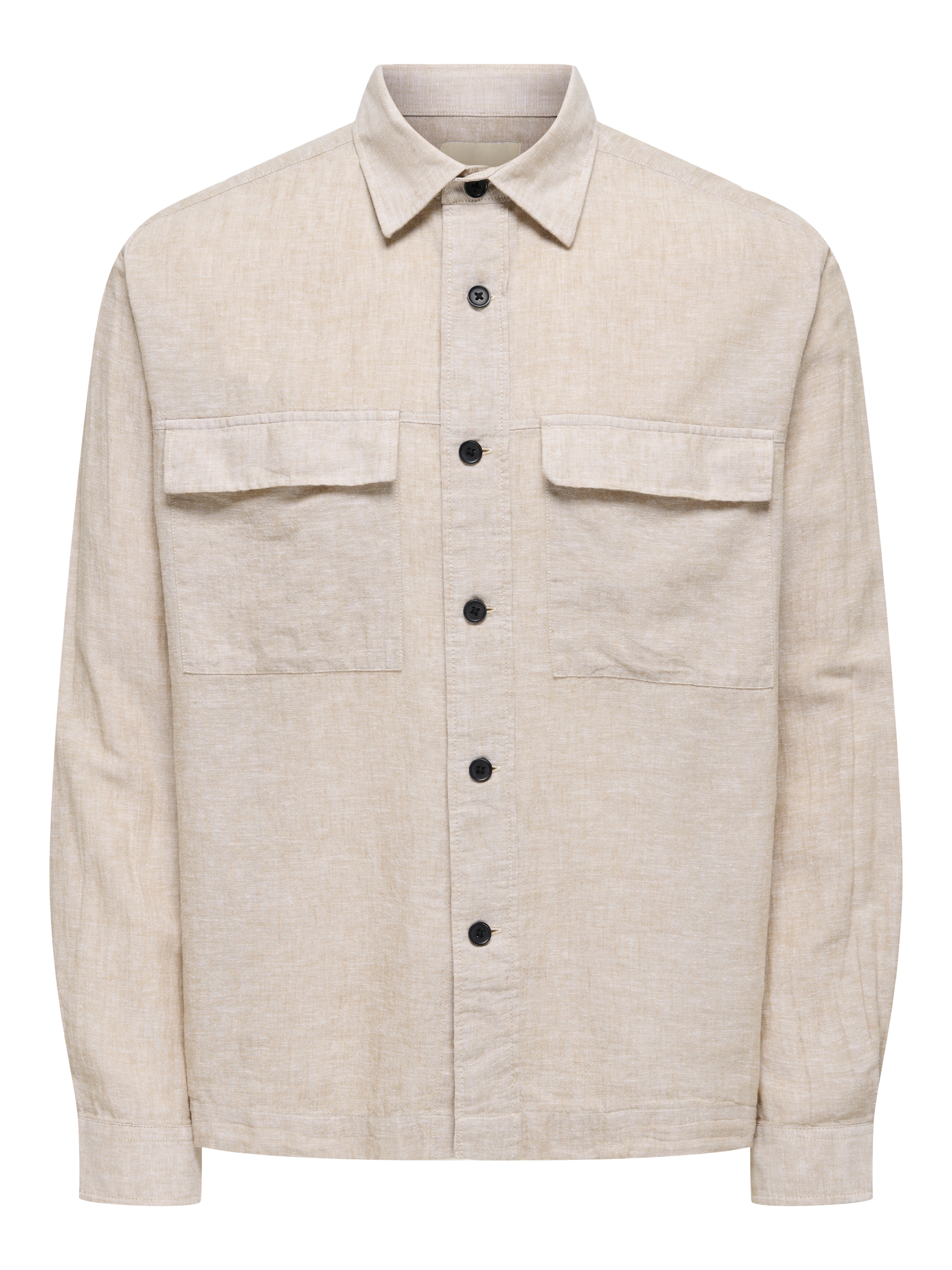 Thumbnail - Onscaiden Leinen Overshirt