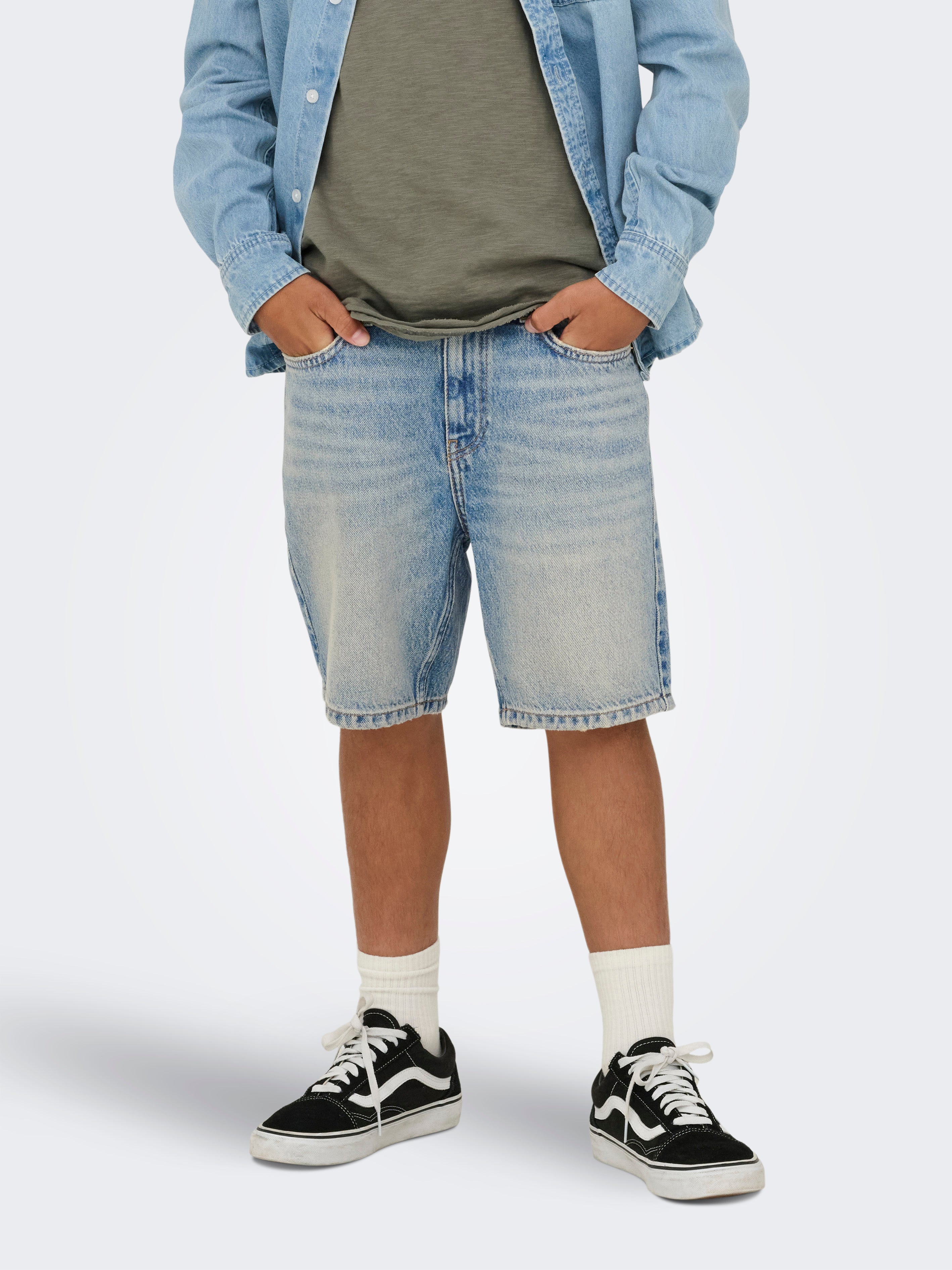Osjedge Mid Rise Gerade Geschnitten Shorts