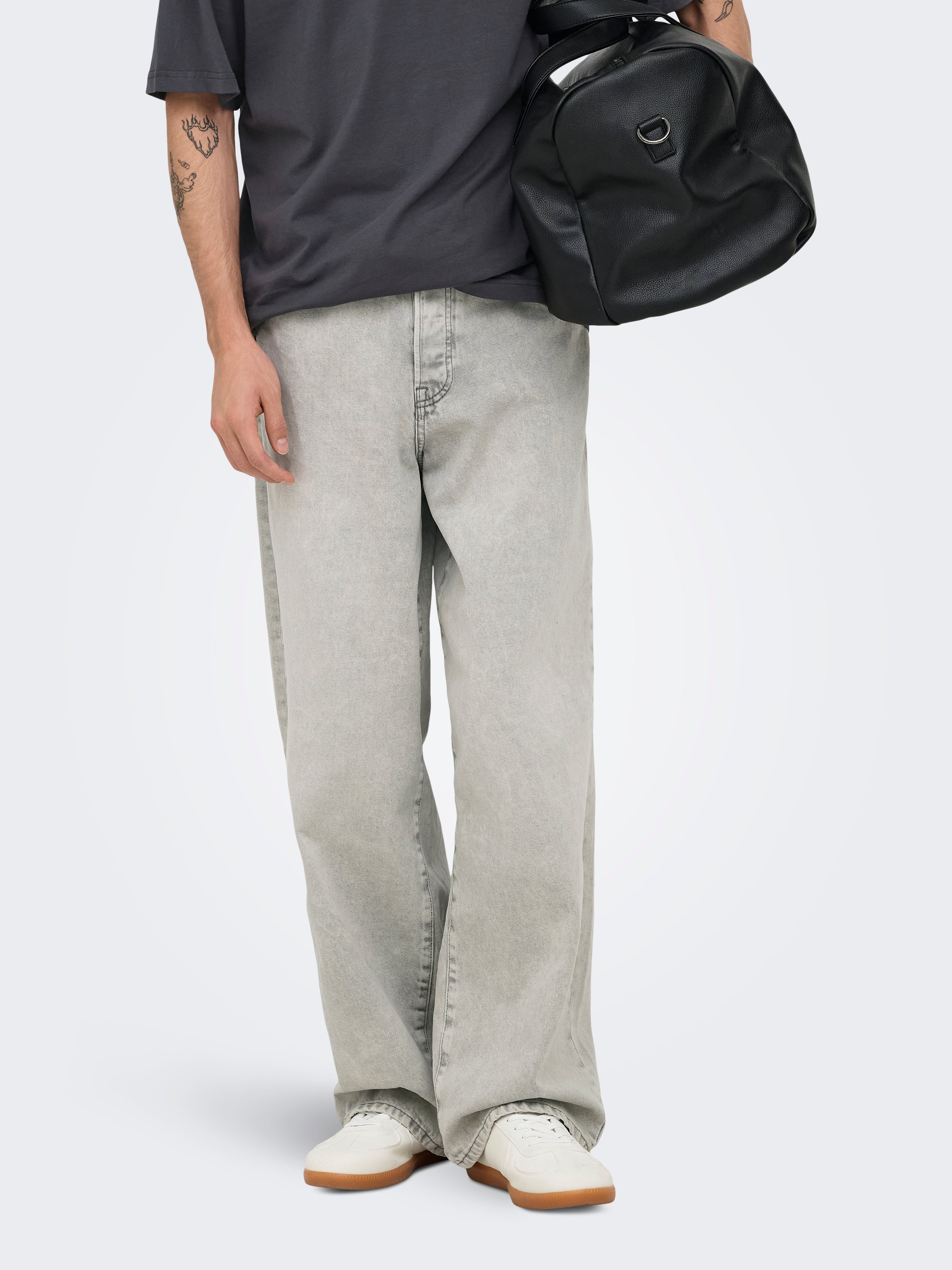 Onsremi Mid Rise Weiter Beinschnitt Jeans