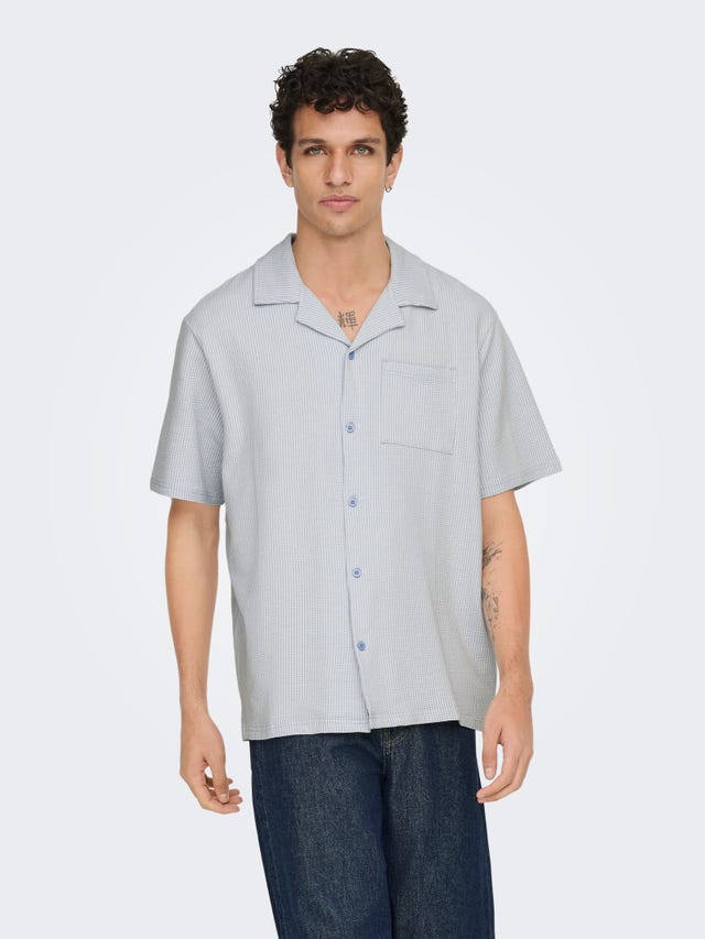 Oliver | camicia a maniche corte in cotone e lino Oliver | camicia a maniche corte in cotone e lino