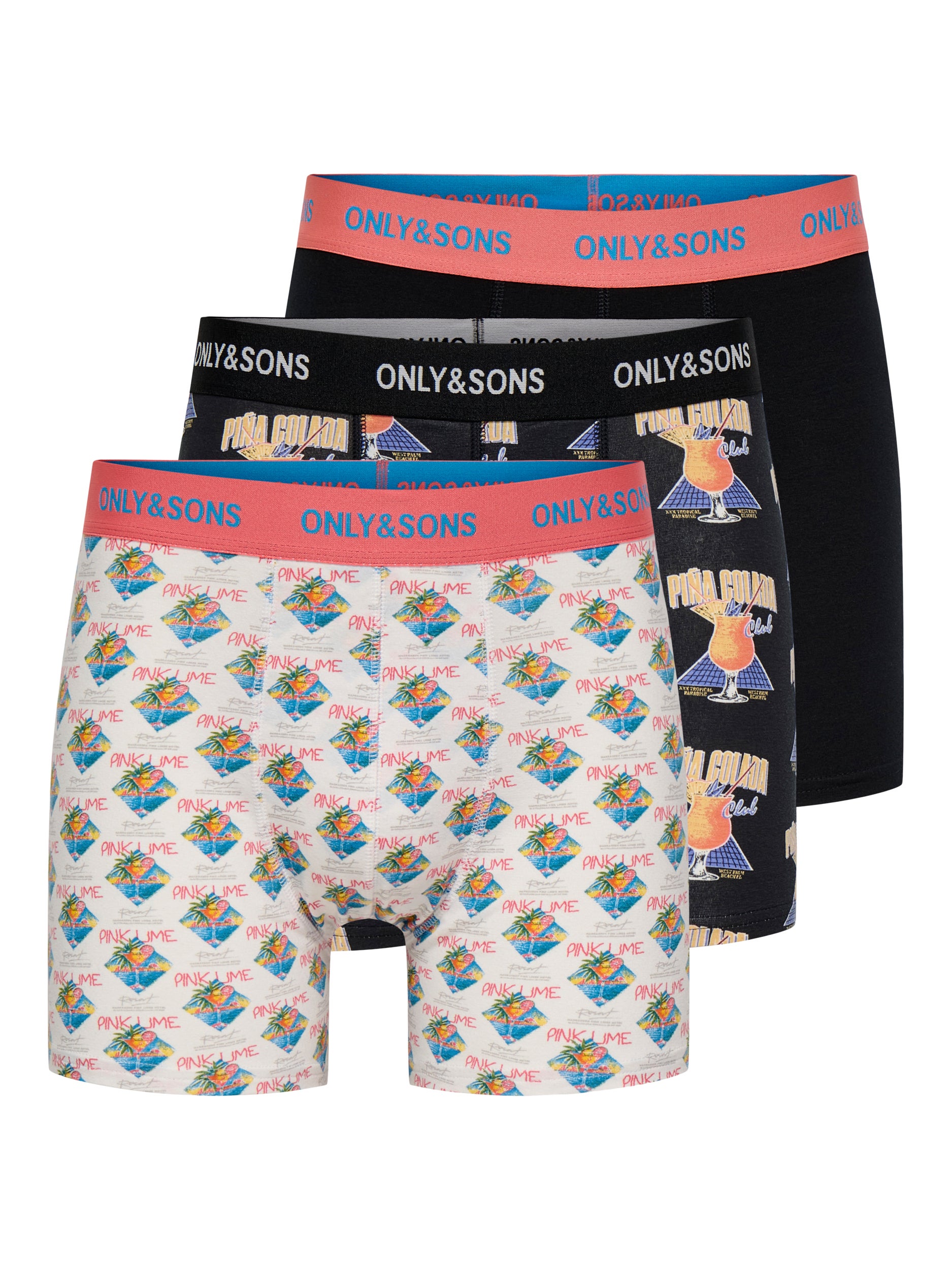 Onsfitz 3er-pack Eng Anliegende Boxershorts