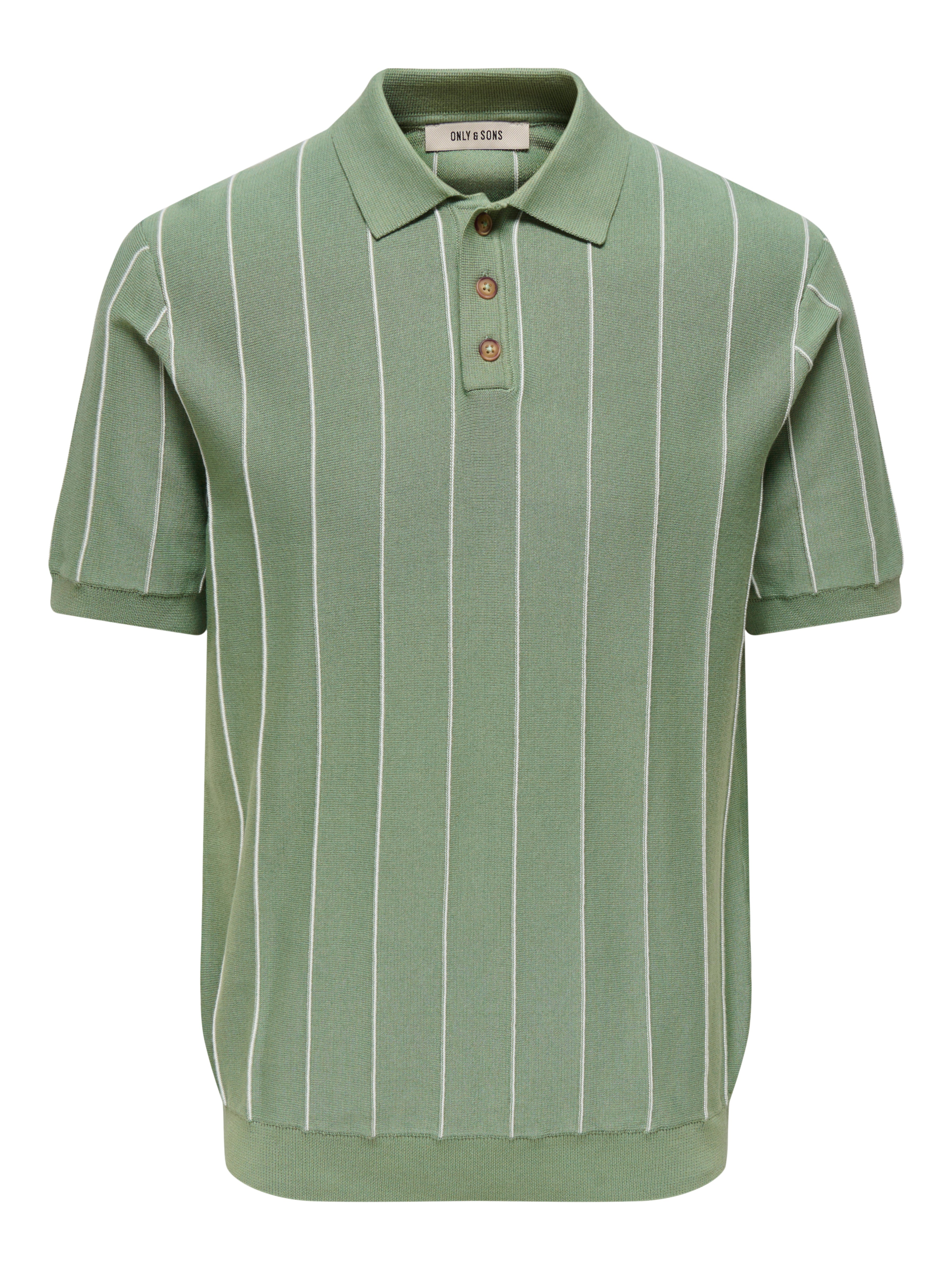 Thumbnail - Onssaim Gestricktes Poloshirt