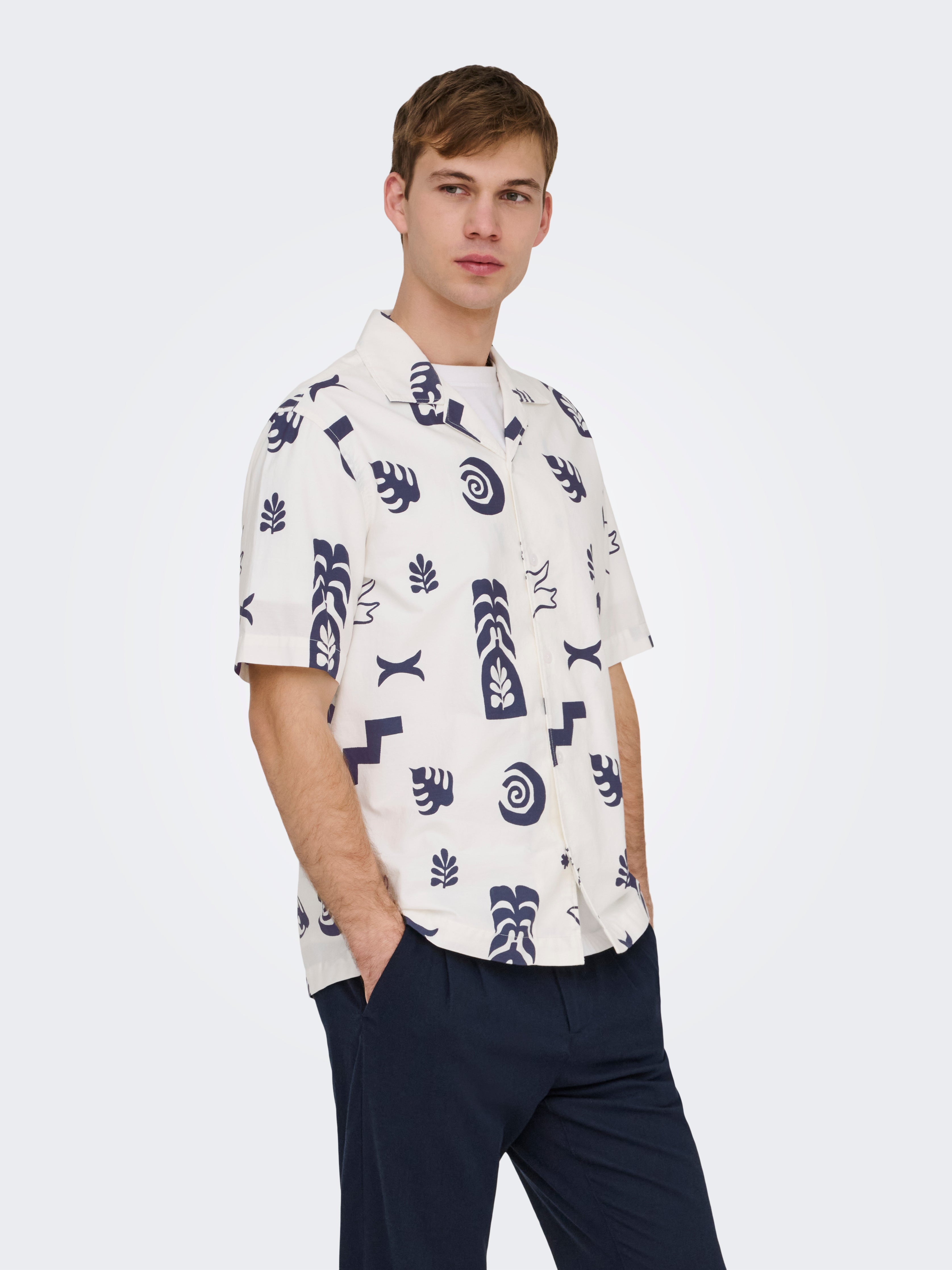 Onswhite Hawaii-hemd