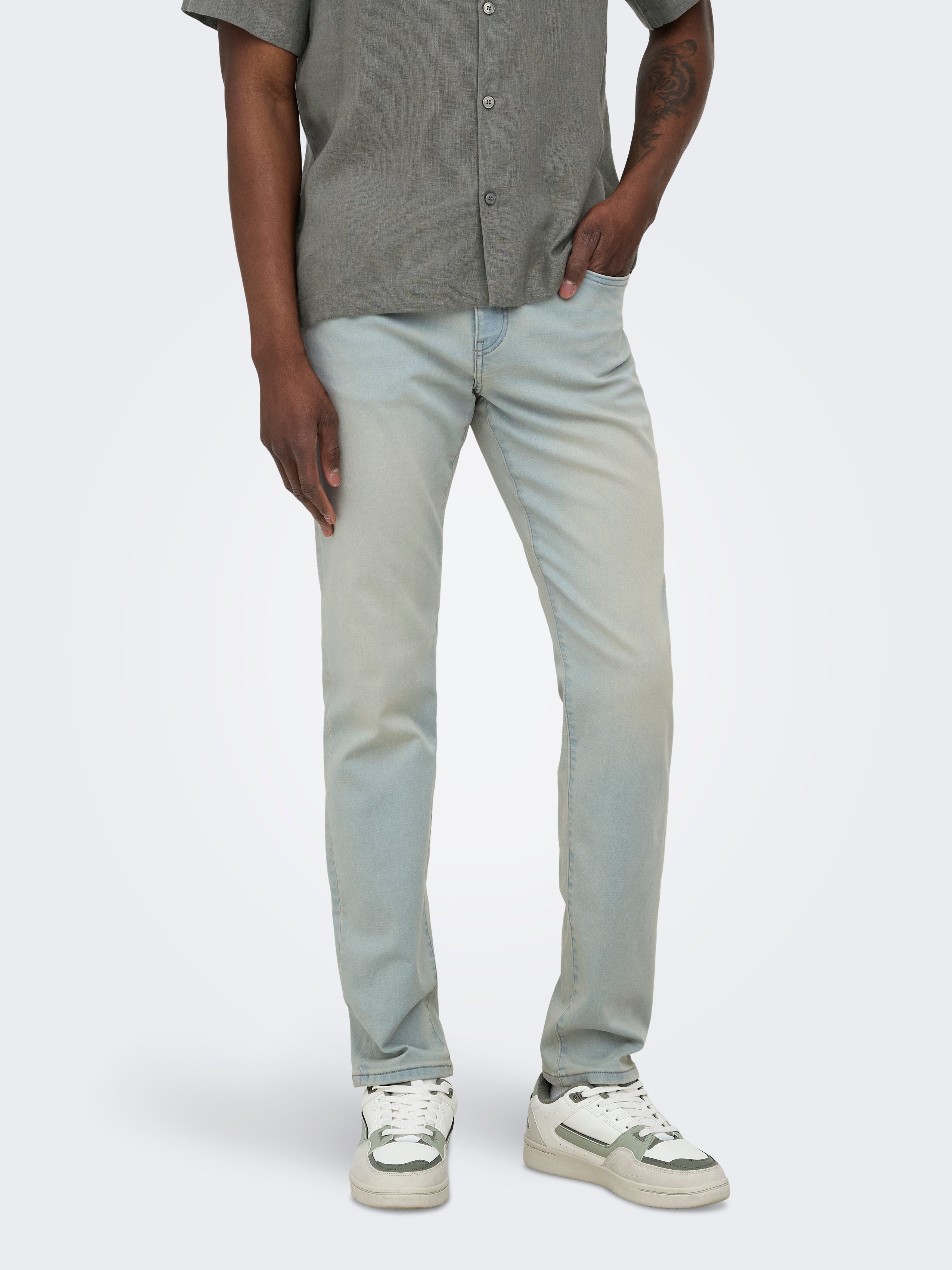 Onsweft Mid Rise Normal Geschnitten Jeans