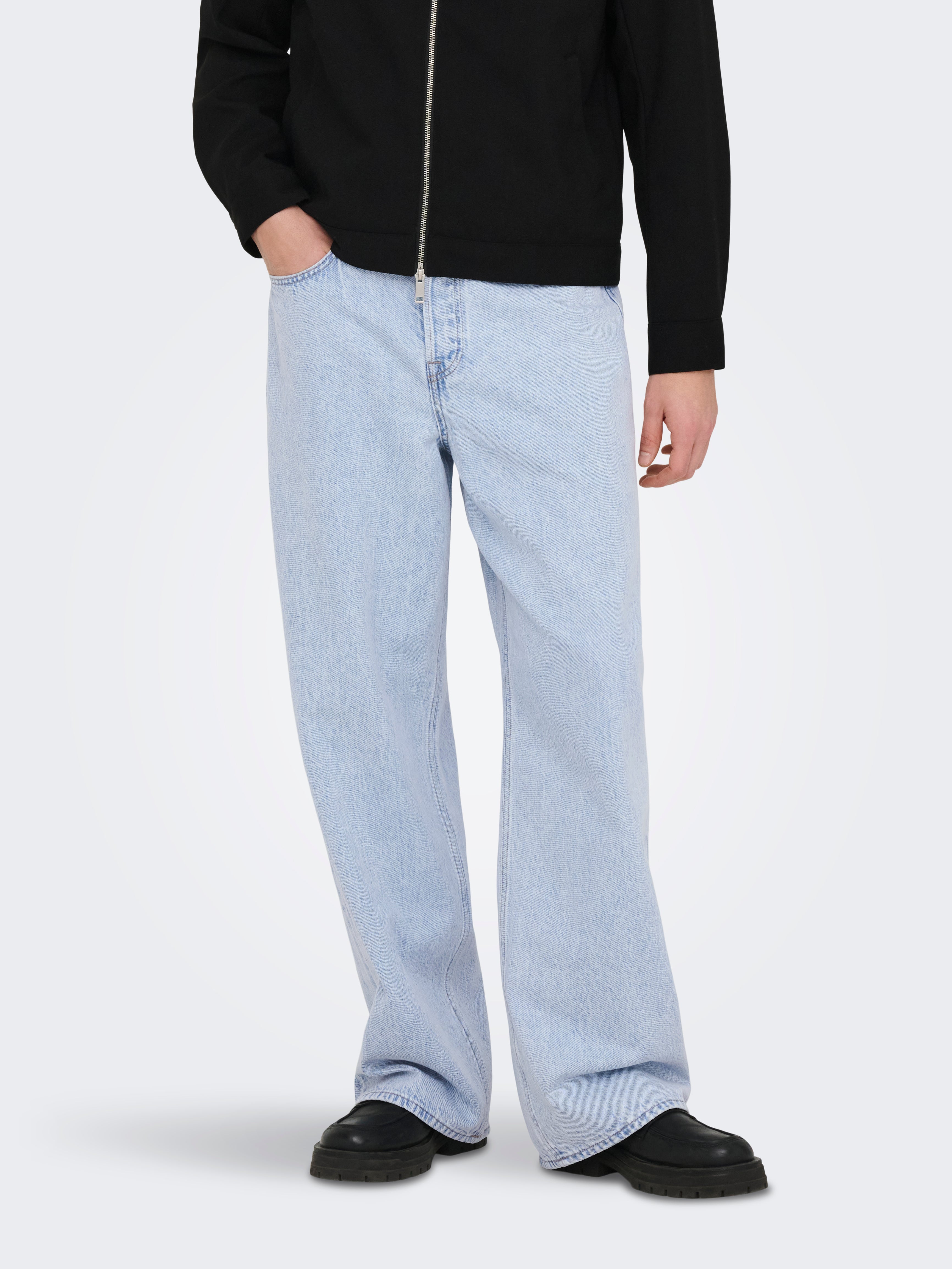 Onsremi Mid Rise Barrel Fit Jeans