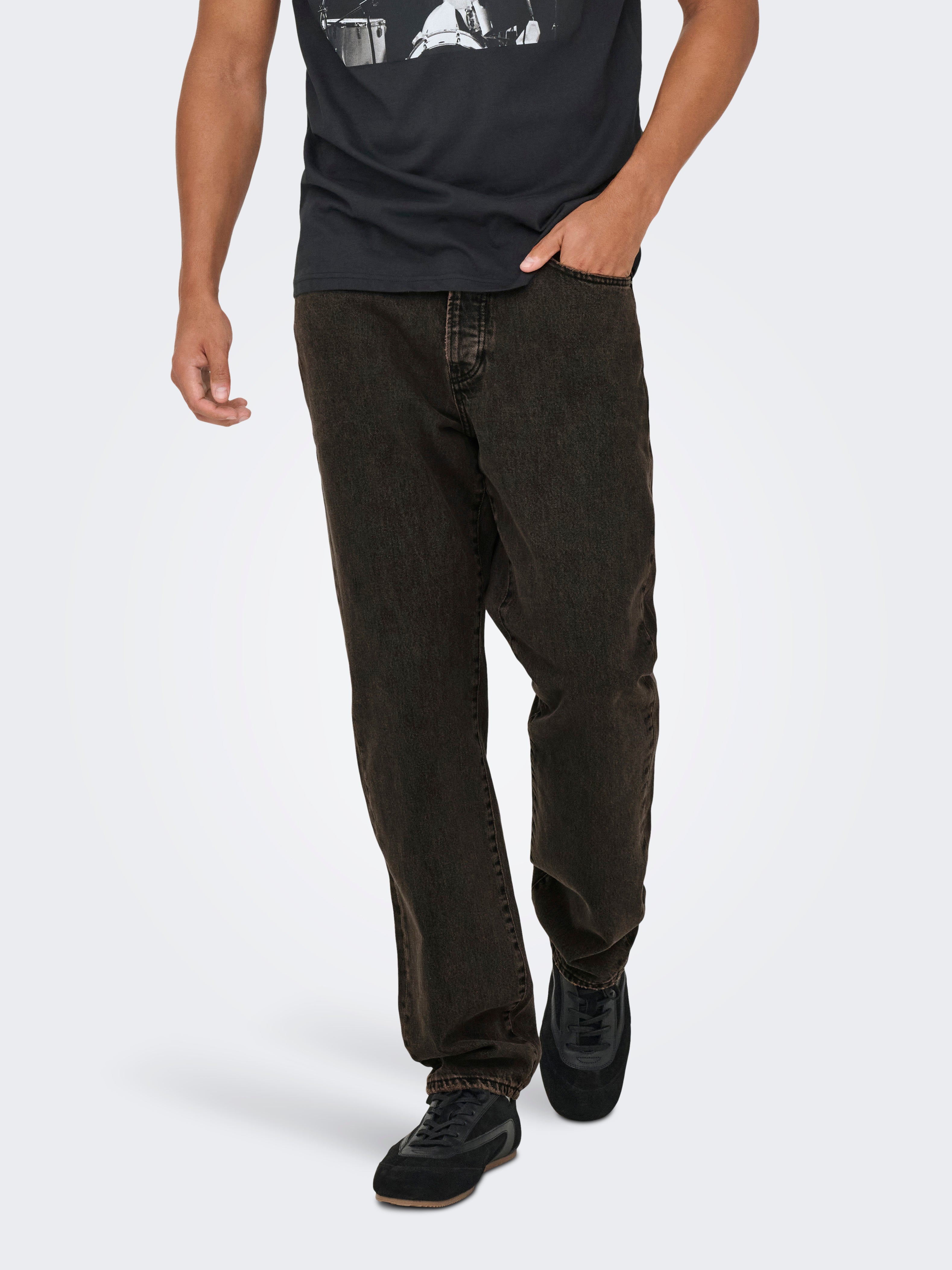 Onsedge Mid Rise Gerade Geschnitten Jeans