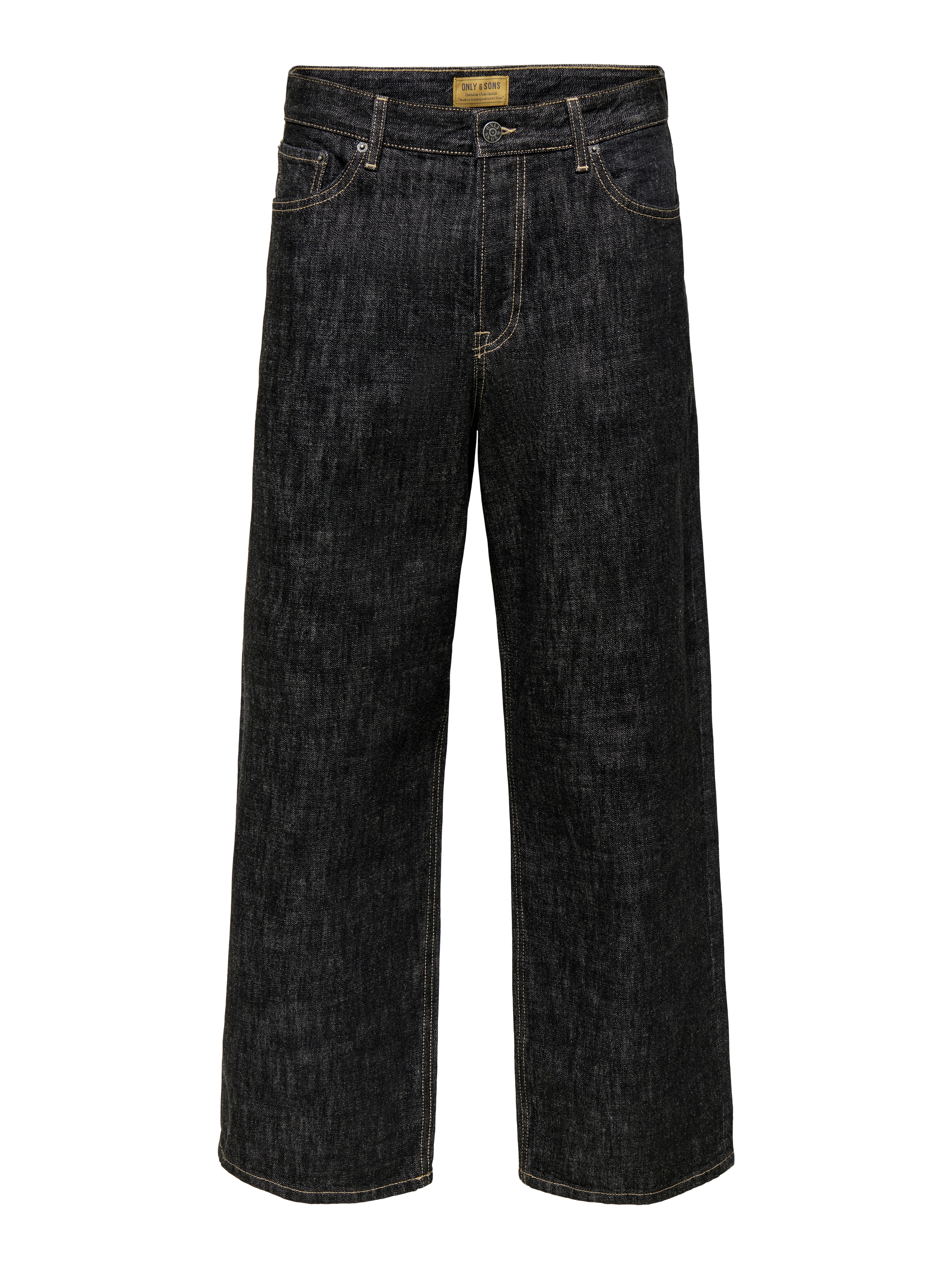 Thumbnail - Onsremi Mid Rise Weiter Beinschnitt Jeans