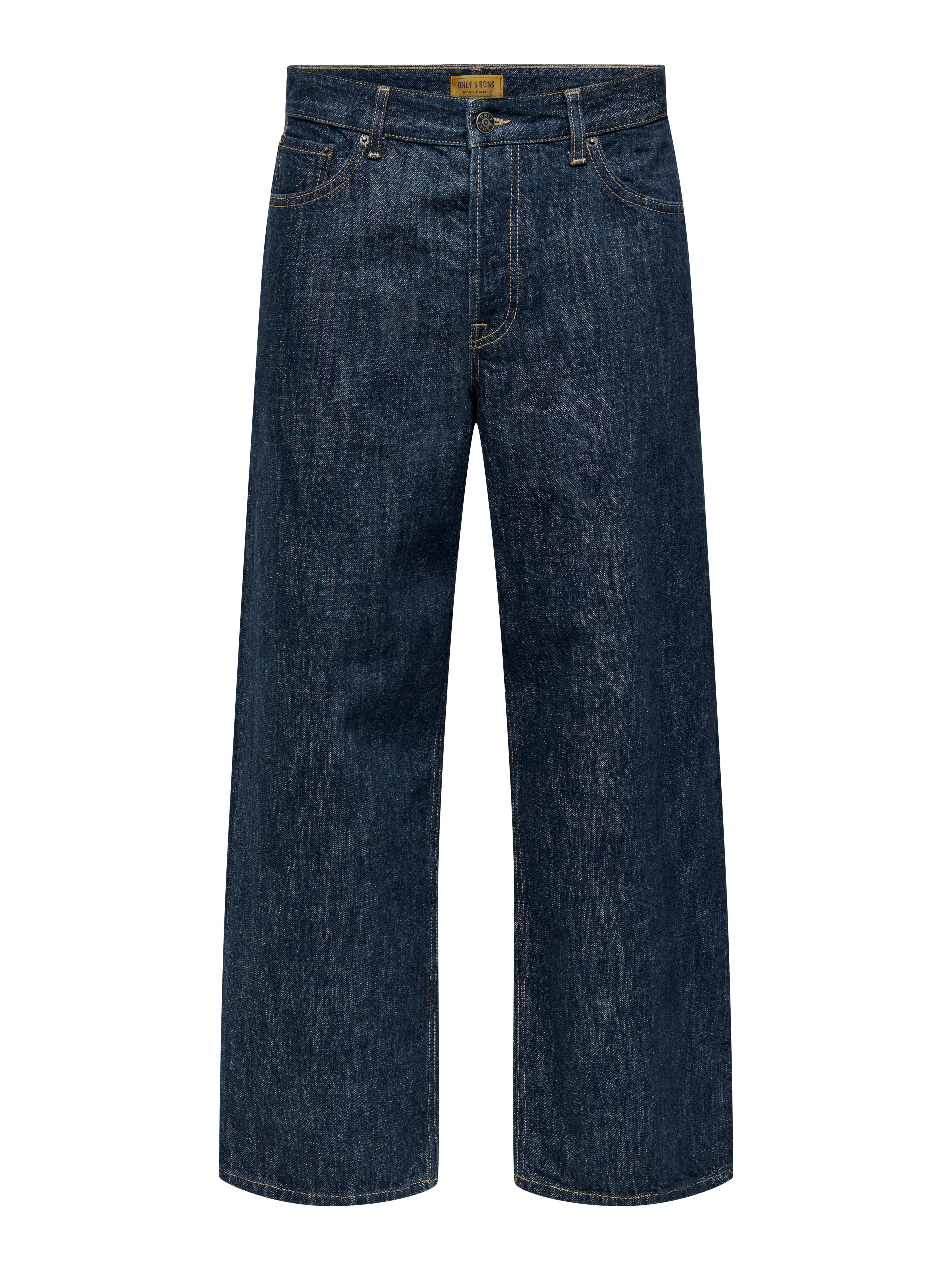 Thumbnail - Onsremi Mid Rise Weiter Beinschnitt Jeans