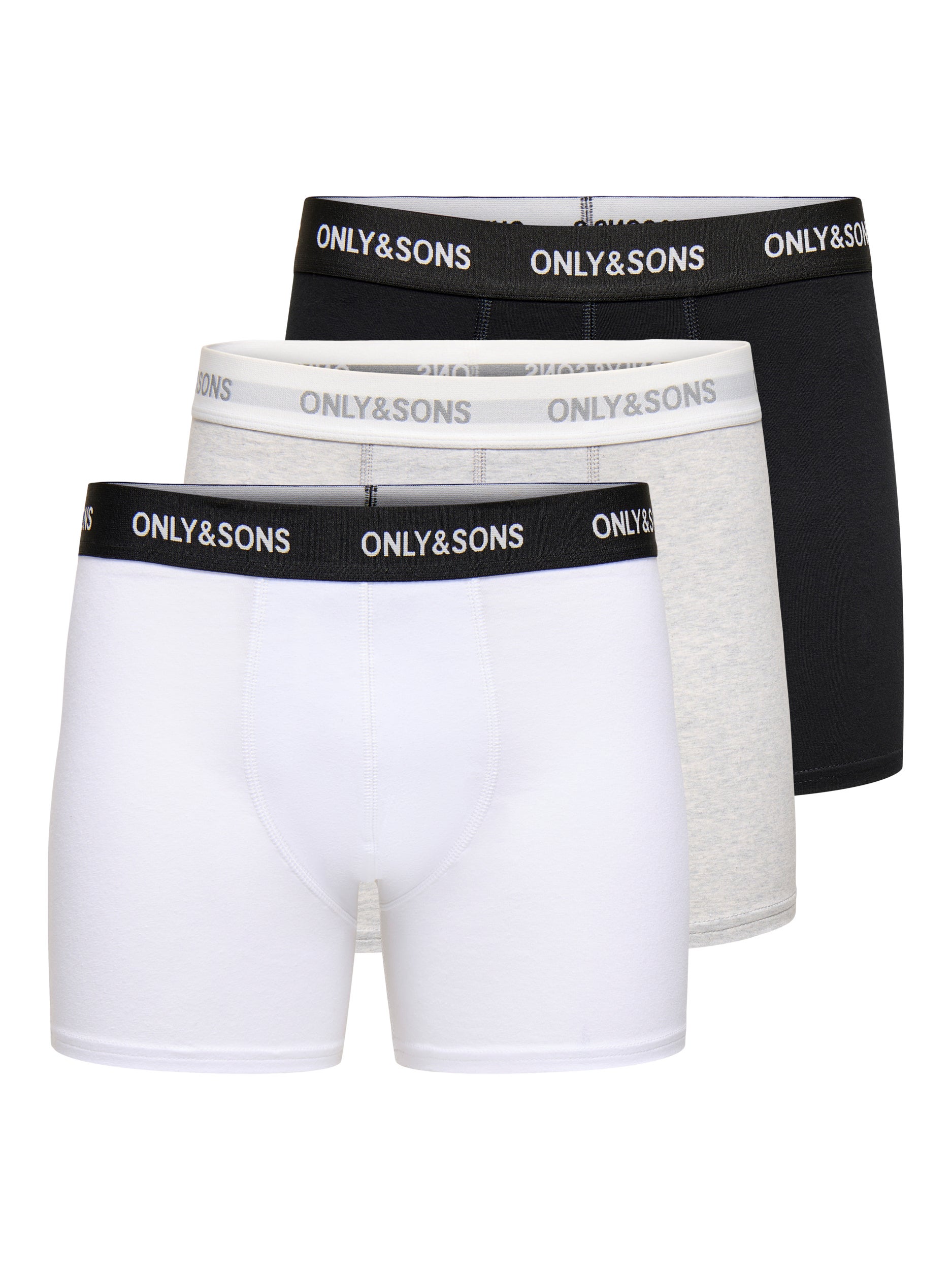 Thumbnail - Onsbasic 3er-pack Eng Anliegende Boxershorts