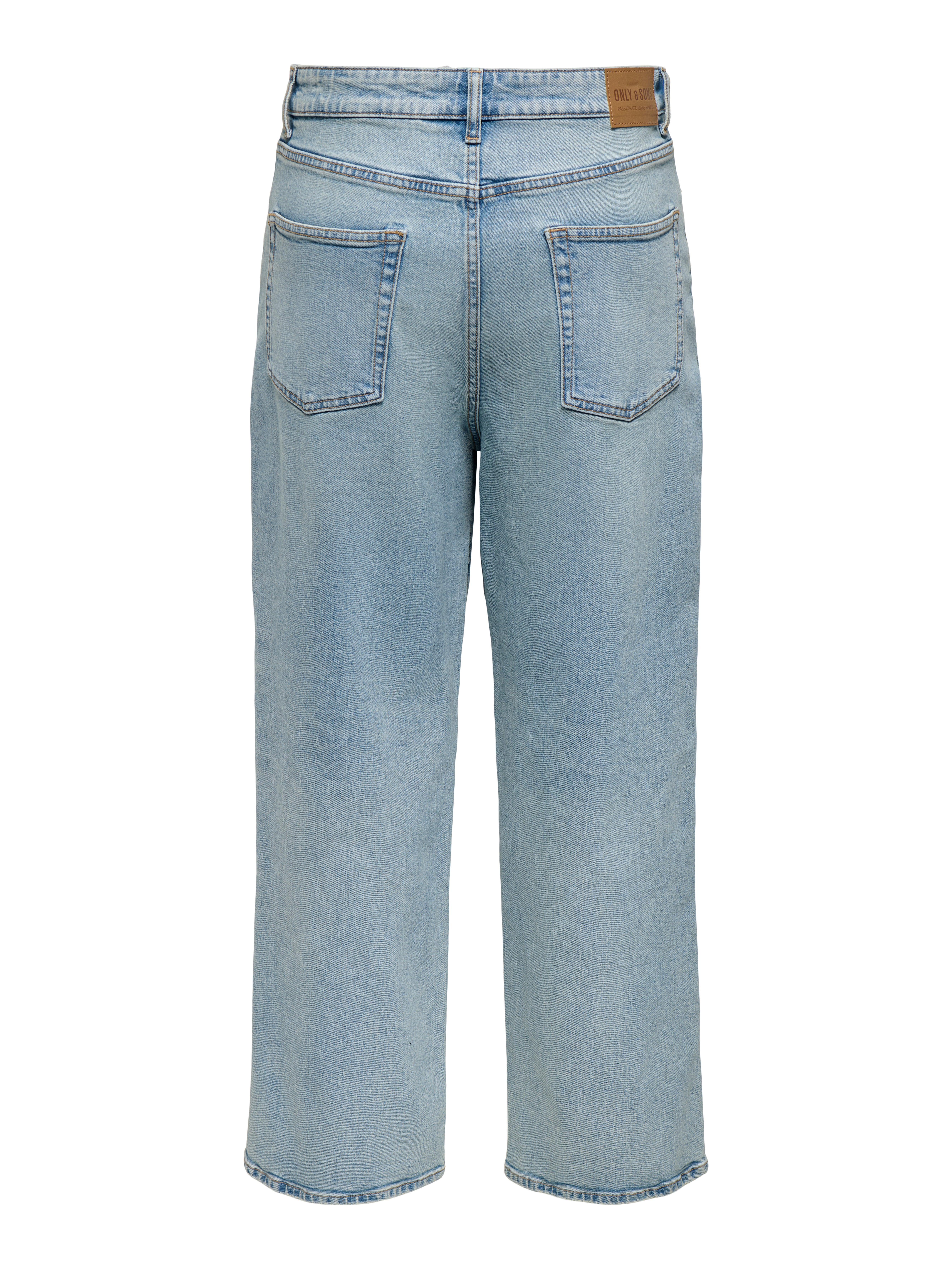 Thumbnail - Onsremi Mid Rise Weiter Beinschnitt Jeans