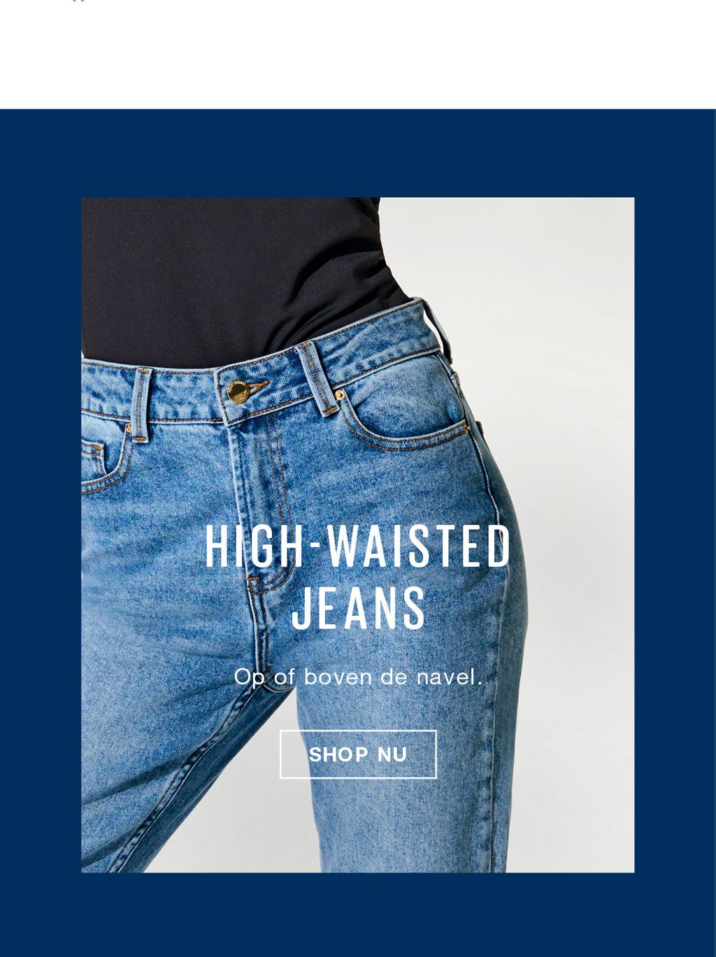 meesterwerk Buik Huh High Waist Jeans Dames | Spijkerbroeken met hoge taille | ONLY®